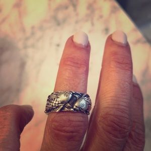 Sterling Silver Koi men’s and women’s rings